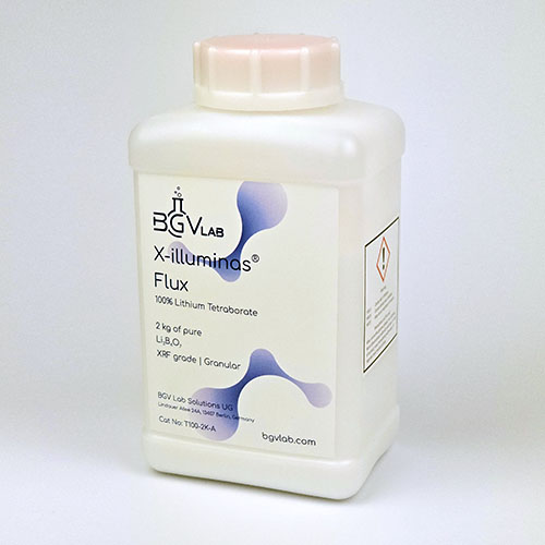 XRF Fusion Flux LT100% (Lithium Tetraborate) + LiBr (0.2%), Granular — X-illuminas Flux